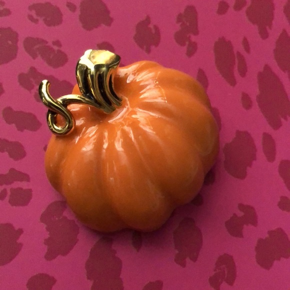 Pumpkin Brooch/Pendant - Picture 1 of 10